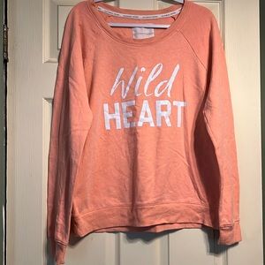 Victoria's Secret Peach 'Wild Heart' Pullover